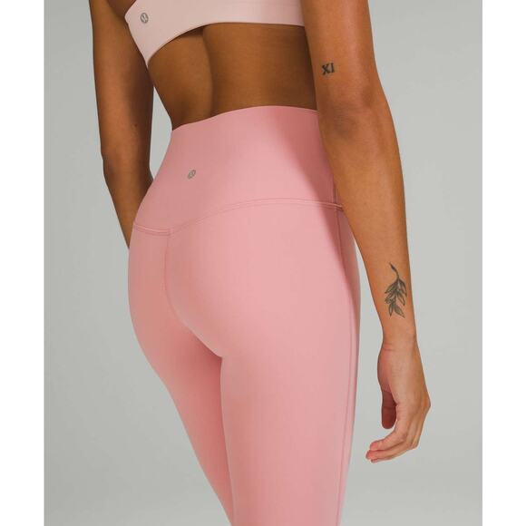 lululemon athletica Pants - Lululemon Align High Rise Pink Puff Activewear Buttery Leggings Women Sz 8
